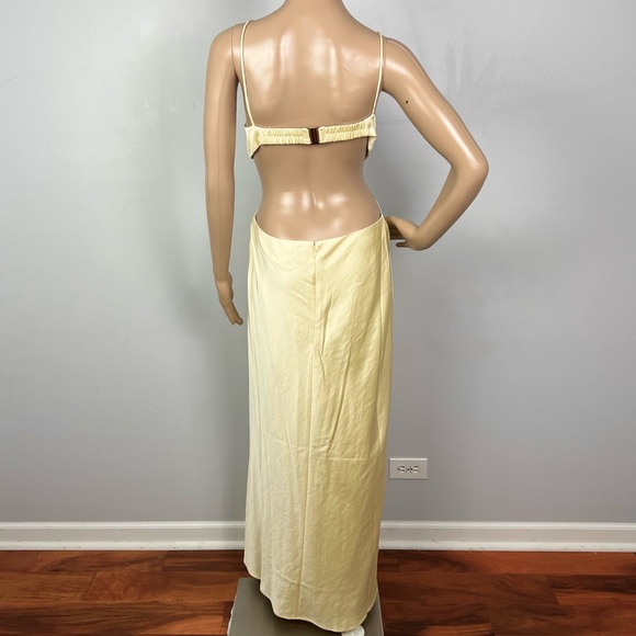 NEW SIGNIFICANT OTHER REVOLVE YELLOW CUTOUT MAXI DRESS - Picture 7 of 8